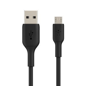 벨킨 마이크로 5핀 USB 충전 케이블 CAB005bt1M 1m, 블랙, 1개, 1m