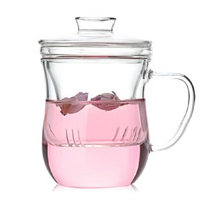 벨르디자인 라인 유리필터 머그잔 350ml, one color, 1개