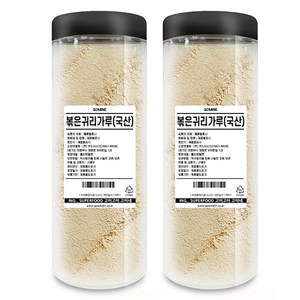 볶은 귀리가루 용기, 500g, 2개