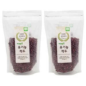 푸른들판 유기농 적두, 500g, 2개