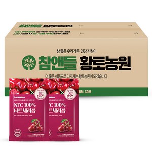 참앤들황토농원 NFC 타트체리즙, 70ml, 100개