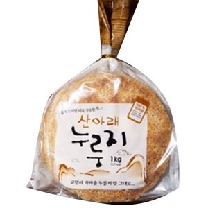 산아래 백미 누룽지, 1kg, 1개