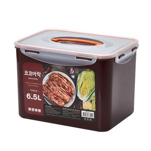 진공 코코아락 밀폐용기 직5호 대, 6.5L, 1개