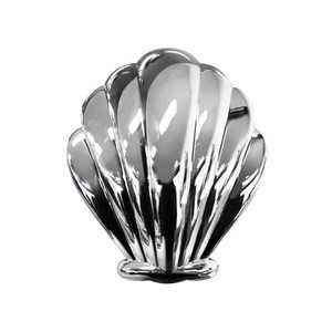 위글위글 Shell 헤어브러쉬, Silver, 1개