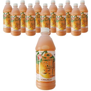 청솔 오렌지 음료, 12개, 835ml