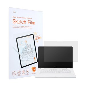 파인피아 종이질감 휴대폰 액정보호필름 LG 14T90N 14TD90N, 1개