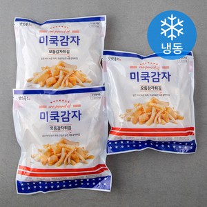 맛잇동 1 미쿡감자 모듬감자튀김 (냉동), 453g, 3팩