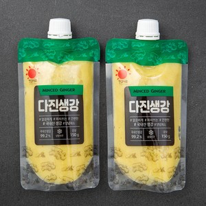 엔젤식품 짜서쓰는 다진생강, 150g, 2개