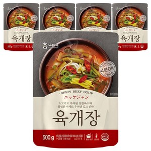 참스토리 육개장, 5개, 500g