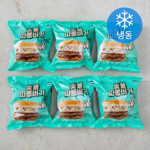 싱글팩토리 숯불 따봉버거 (냉동), 150g, 6개