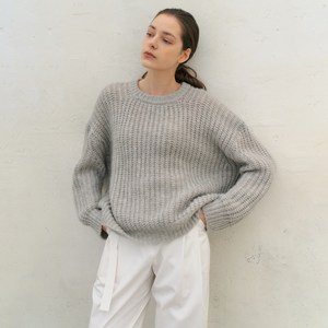 블러브 Mohair Loose Fit Knit