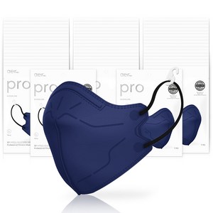아에르 프로 방진 마스크 2급 KA100N, 50개, 네이비