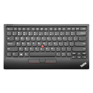 레노버 ThinkPad 트랙포인트 무선 텐키리스 키보드 2, 블랙, 4Y40Z48977