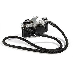코엠 카메라 로프 넥스트랩 고리형 105cm, 블랙, 1개