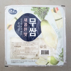 맑은물에 새콤한맛 무쌈, 2.7kg, 1팩