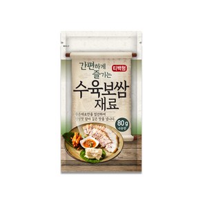 간편하게 즐기는 티백형 수육보쌈재료, 1개, 80g