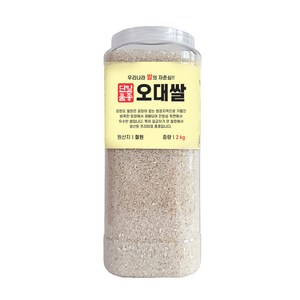 대한농산 2024년산 햅쌀 통에담은 철원오대쌀, 상등급, 2kg, 1개