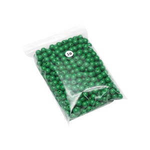 비비드컬러 구슬 250g 10mm 475p, 초록색, 1개
