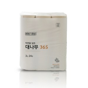 데이앤데이 자연소재 대나무 화장지, 24롤, 1개