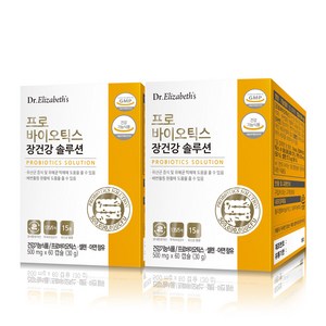 닥터엘리자베스 프로바이오틱스 장건강 솔루션 유산균 30g, 60정, 2개