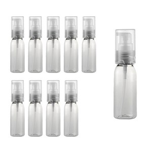 화장품 펌프용기 30ml, 투명, 10개