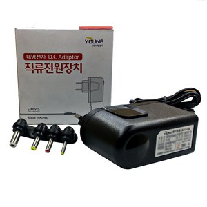 태영전자 DC 어댑터 직류전원장치 12V 500mA, 1개