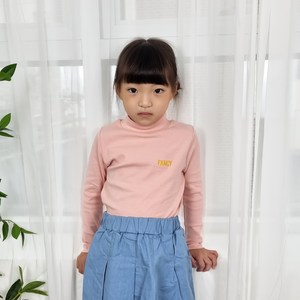 팬시 아동용 반폴라 티셔츠