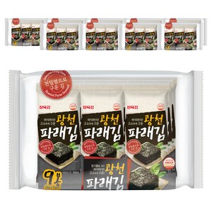 삼육김 광천 파래김 9p, 36g, 10개