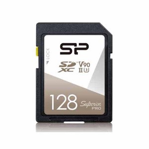 실리콘파워 SDXC UHS-2 메모리카드 U3 V90, 128GB, 1개