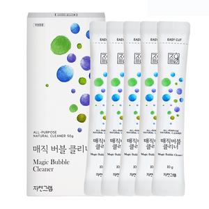 자연그램 매직버블클리너 스틱 5p, 50g, 1개