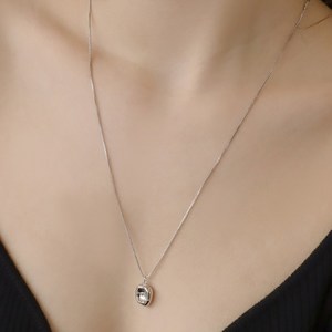 앵브록스 여성용 fondue silver necklace