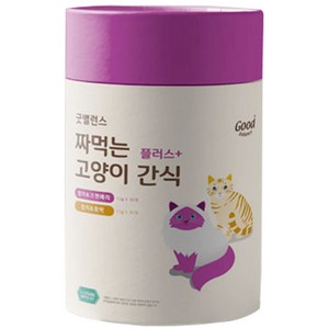 굿밸런스 고양이 짜먹는 간식 플러스 60p, 혼합맛(참치크랜베리/참치호박), 12g, 1개