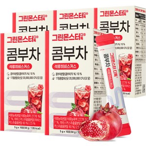 그린몬스터 디톡 콤부차 석류히비스커스, 5g, 10개입, 5개