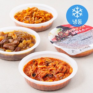 한끼의품격 한품 안주 C 매콤히로미찌 찜닭 덮밥소스 250g + 오돌뼈 210g + 쭈꾸미불고기 200g 세트 (냉동), 1세트