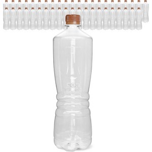 미르코리아 투명맥주호프용기, 1000ml, 44개