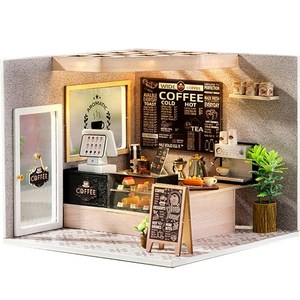 아디코 DIY 리틀 미니어처 하우스, 커피숍