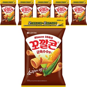 꼬깔콘 군옥수수맛 지퍼백, 235g, 6개