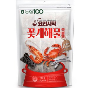 농협 꽃게 해물 국물팩 10p, 150g, 1개