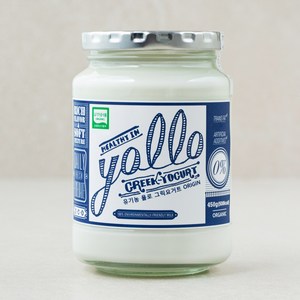 YOLLO 유기가공식품 인증 그릭 요거트 ORIGIN, 450g, 1개