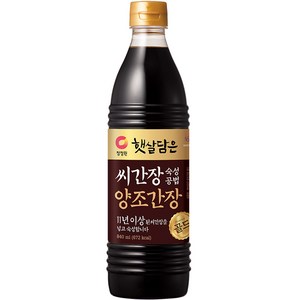 대상 청정원 씨간장 숙성 양조간장 골드, 1개, 840ml