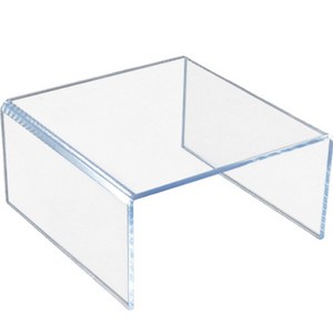 디트리 아크릴 진열 사각 받침대 가로 20cm x 폭 20cm x 높이 10cm, 투명