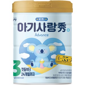 아기사랑수 어드밴스 분유 3단계, 750g, 1개