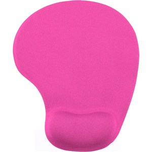 자취남녀 손목보호 받침대 마우스패드, 핫핑크, 1개
