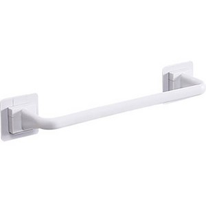 살림즈 접착식 욕실 수건 슬리퍼 걸이대, 1개, 화이트