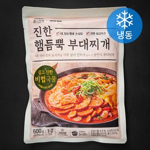 진한 햄듬뿍 부대찌개 1~2인분 (냉동), 1개, 600g