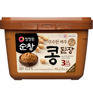 청정원순창 구수한 메주 콩된장, 450g, 1개