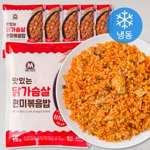 미트리 닭가슴살 현미볶음밥 참치김치 (냉동), 200g, 6개