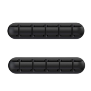 스타리움 깔끔 케이블 정리 5구 홀더, 블랙, 2개