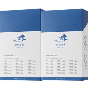 프로젝트21 하루채움 고양이 간식 종합영양제 12g 15p, 가자미맛, 2개, 면역력 강화