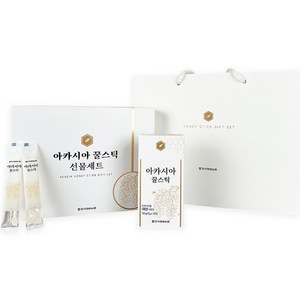 한국양봉 아카시아 꿀스틱 30p + 쇼핑백, 360g, 1세트